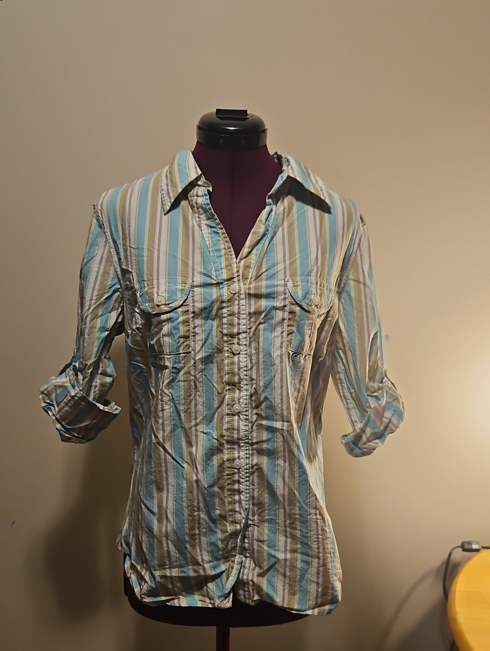 Madison Striped Button-Down Shirt
